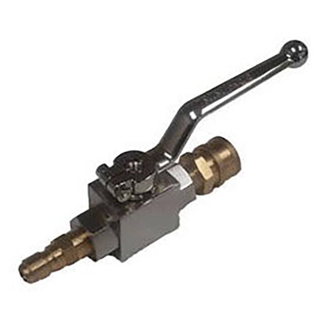 20.0043 BALL VALVE 3/8" F W/BRASS COUPLE