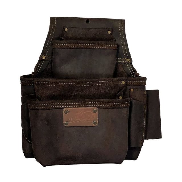 OX-P263503 FASTENER BAG LEATHER 3 POUCH