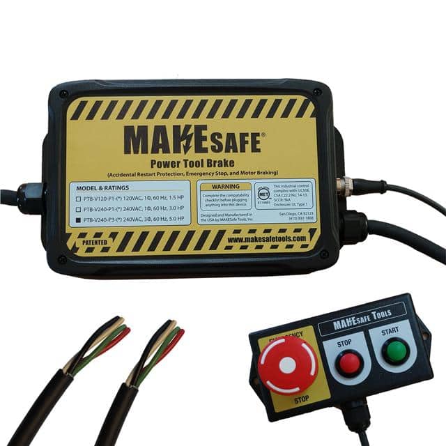 PTB-V240-P3-MC-FC MTR BRAKE + ESTOP 240V 3P 5.0HP
