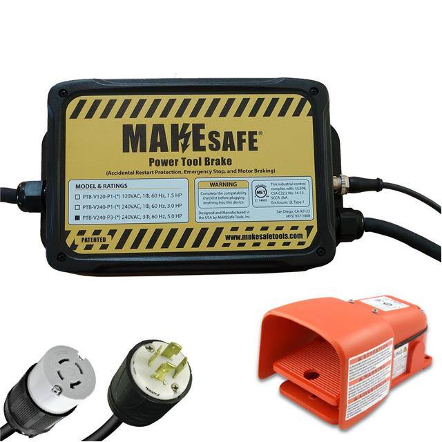 PTB-V240-P3-MS-FS-FS1 MTR BRAKE + FTSWCH 240V 3P 5.0HP