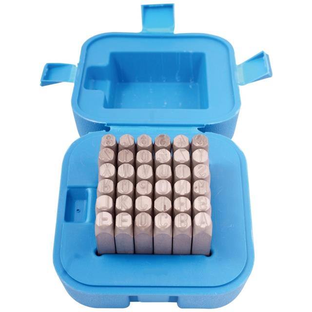 8016-0015 3/8 NUMBER & LETTER STAMP SET