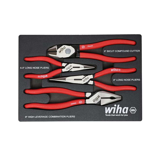 34681 4 PIECE CLASSIC GRIP PLIERS AND