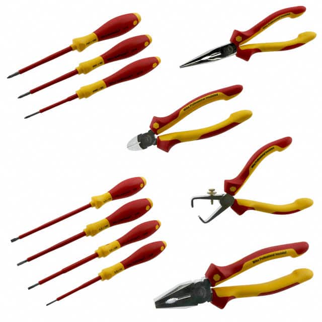 32888 PLIER/CUTTER INSUL 11PC IN POUCH