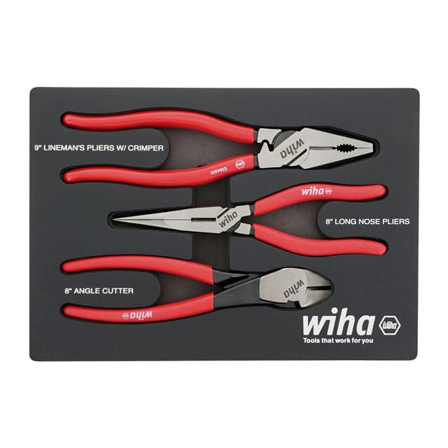 34680 3 PIECE CLASSIC GRIP PLIERS AND