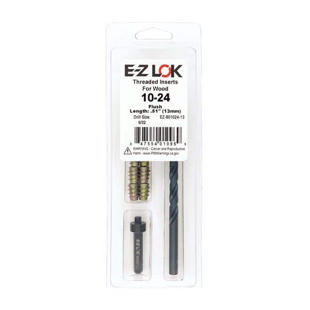 EZ-801024-13 THREAD INSERT KIT SOFT WOOD FLSH