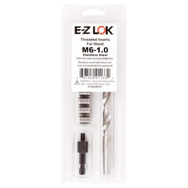 EZ-400-M6-CR THREAD INSERT KIT FOR HARD WOOD