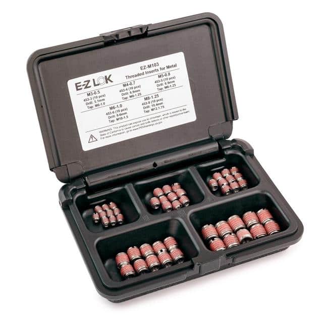 EZ-M103 THREADED INSERT ASSTMT KIT - MTL