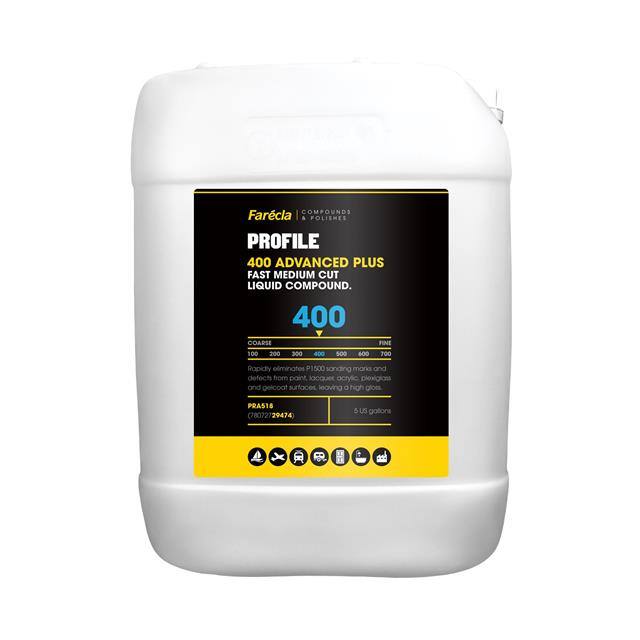 78072729474 5 gal Plastic Jug Farecla Profil