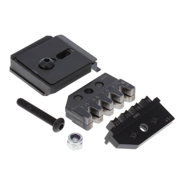 624 651 3 02 RT 1X CRIMPING DIE SET 1X WIRE STOP