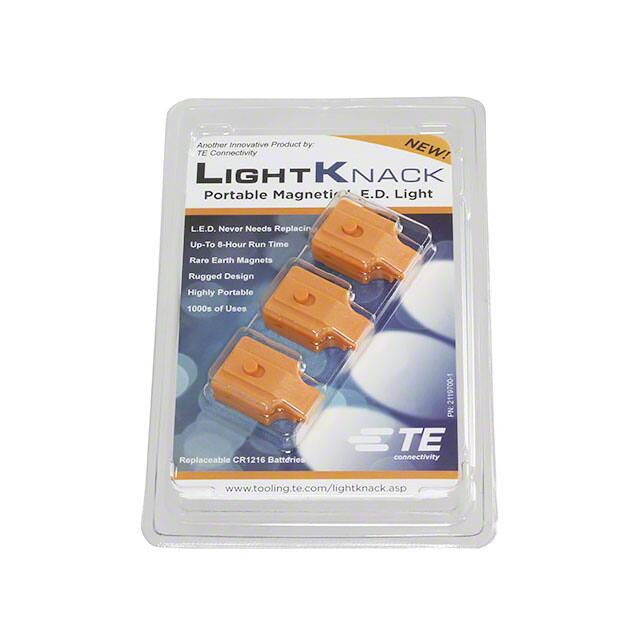 2119700-1 LIGHTKNACK 1PC IS A PACK OF 3