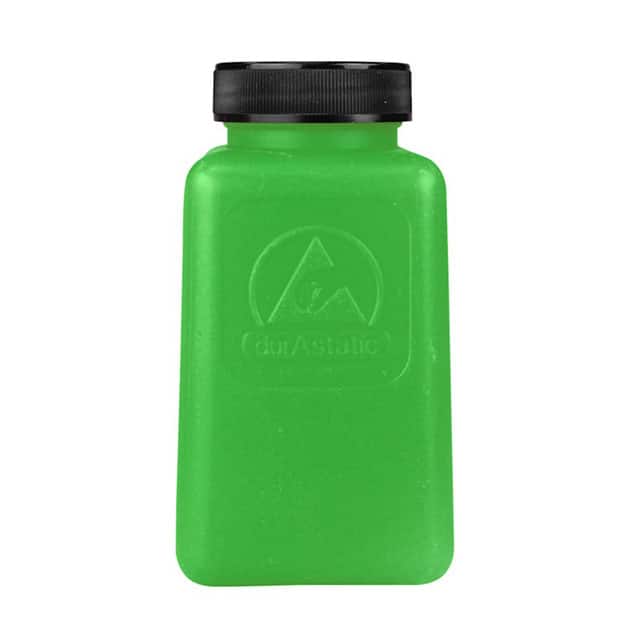 35819 6 OZ GRN BLNK BTTL W/BLK SCRW CP