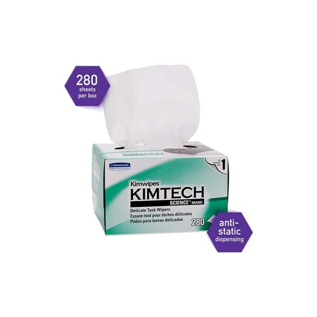 KIMWIPES 4X8 FIBER CLEANING WIPES