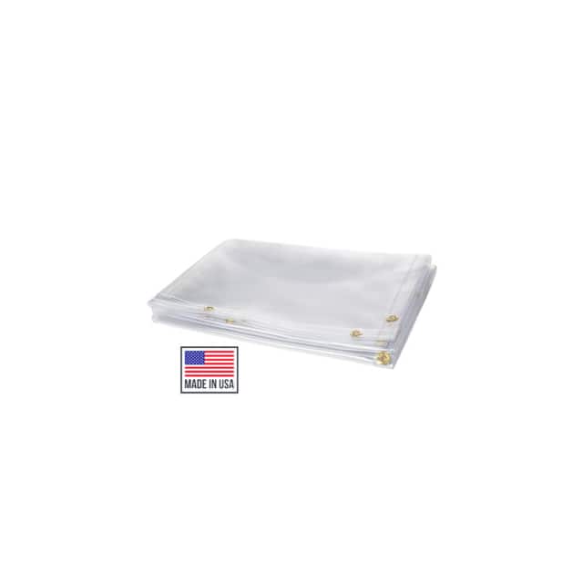 WC E CL 6X4 CLEAR VINYL CURTAINS, 6' X 4' CL