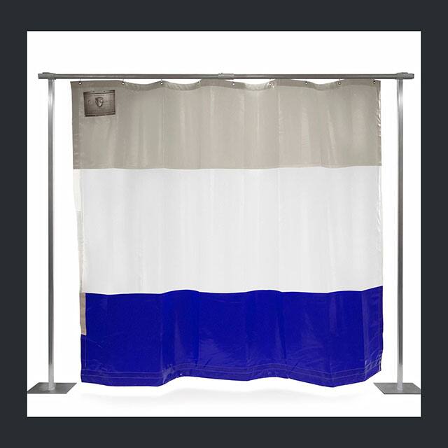 IC ST T8X6 INDUSTRIAL CURTAIN KIT W/ TRACK