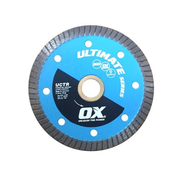 OX-UCTR-4 TURBO RIMMED 4" PORCELAIN BLADE