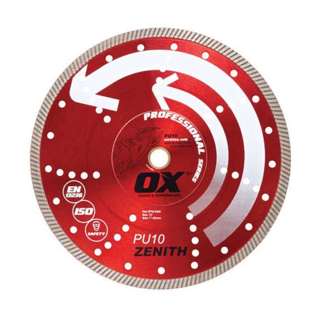 OX-PU10-9 UNIVERSAL 9" DIAMOND BLADE