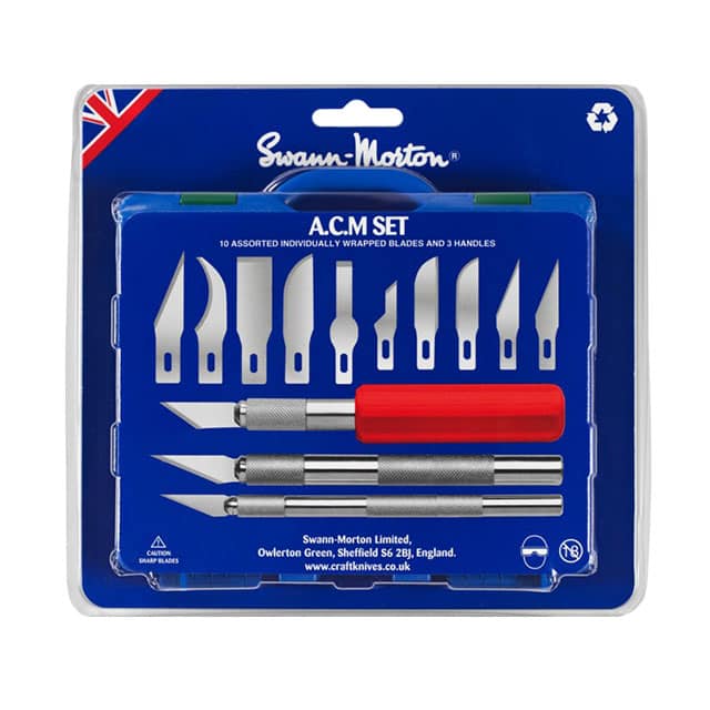 ACMK SM HANDLE AND BLADE SET 16/PC