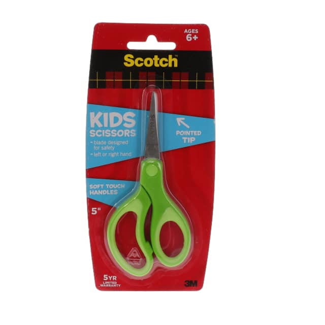 1442P SOFT GRIP SCOTCH KIDS 5 INCH SCISSORS SOFT