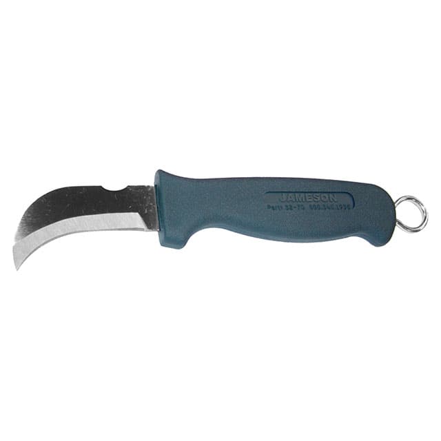 32-70-C HAWKBILL KNIFE CHARCOAL HANDLE