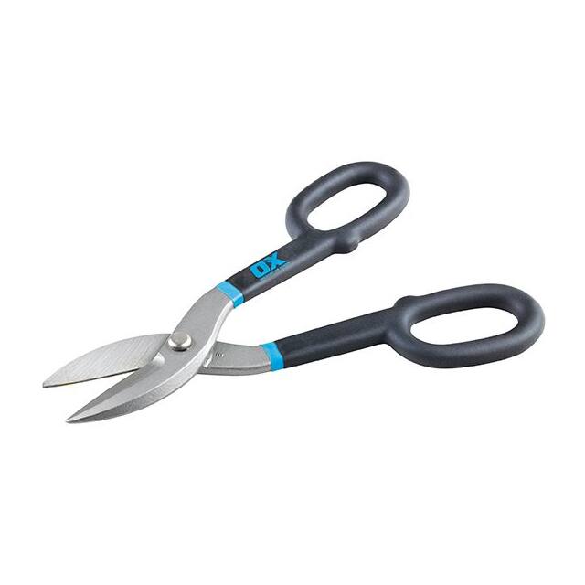 OX-P223010 STRAIGHT TIN SNIPS 10"