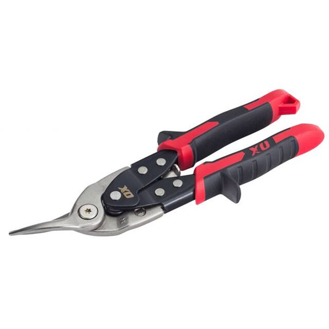 OX-P232801 AVIATION SNIPS LEFT HANDED RED