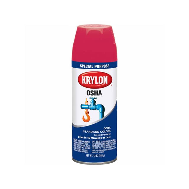K02116007 KRYLON OSHA PAINT SAFETY RED