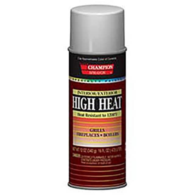B631158 HIGH HEAT SPRAY PAINT 6 CANS/CAS