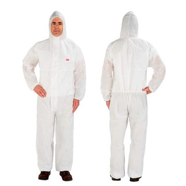 4515-2XL-WHITE DISPOSABLE COVERALL 1=1PC