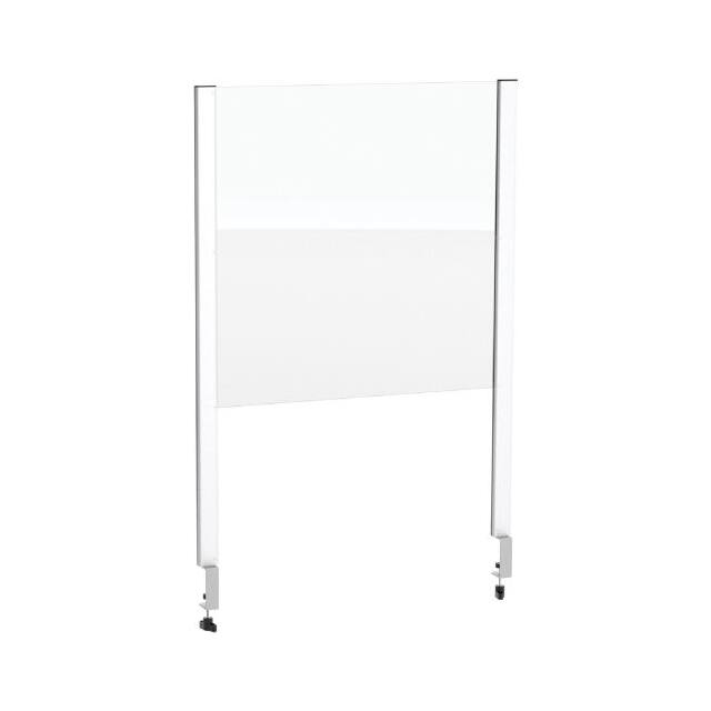 298644 24"L X 24"H CASHIER SHIELD, CLAM