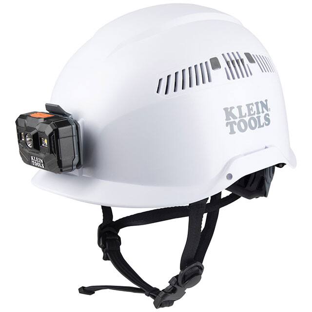 60150 SAFTEY HELMET VENTED W/HEADLAMP
