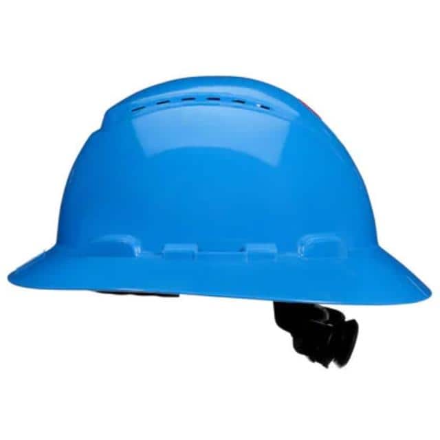 H-803SFV-UV HARD HAT 4PT FULL BRIM VNT BLUE
