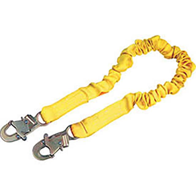 1244306 ABSORBING LANYARD W/SNAP HOOKS