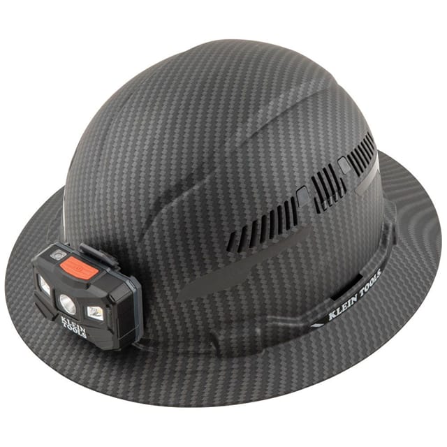 60347 KARBN FULL BRIM, VENTED HARD HAT
