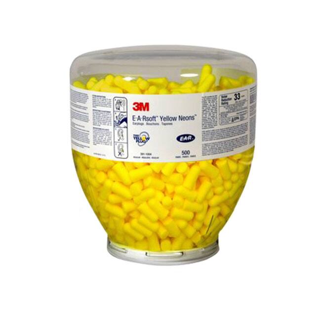 391-1004 E-A-RSOFT YELLOW NEON 1=500PAIR