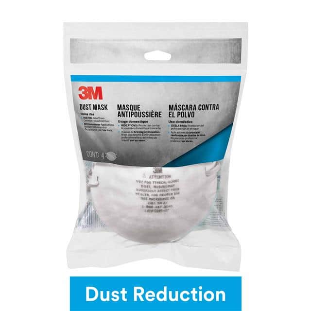 8661P4-DC 3M HOME DUST MASK, 8661P4-DC, 4