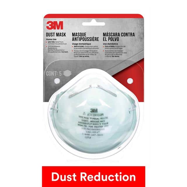 8661H5-DC 3M HOME DUST MASK, 8661H5-DC, 5