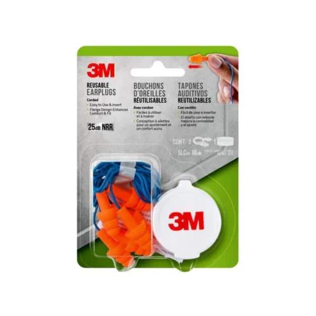 90716G3-DC CORDED REUSABLE EARPLUGS