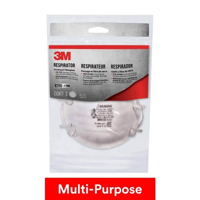 8200H3-DC 3M SANDING AND FIBERGLASS RESPIR