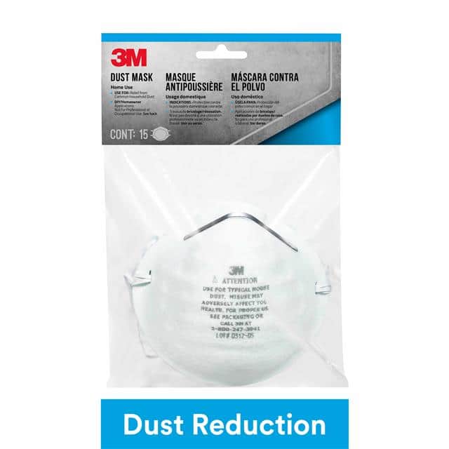 8661P15-DC 3M HOME DUST MASK, 8661P15-DC, 1