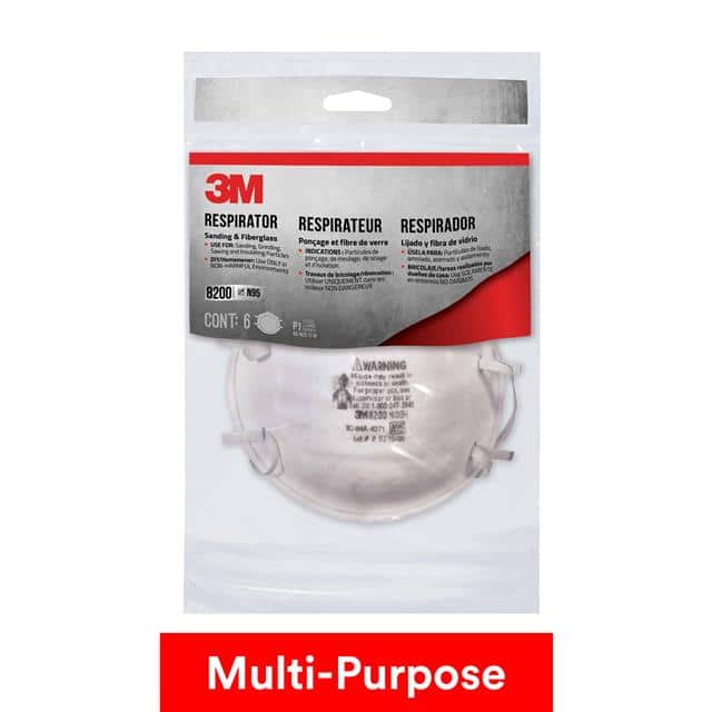 8200H6-DC 3M SANDING AND FIBERGLASS RESPIR