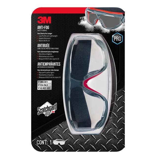 47212H1-VDC-PS 3M ANTI-FOG GOGGLE WITH SCOTCHGA