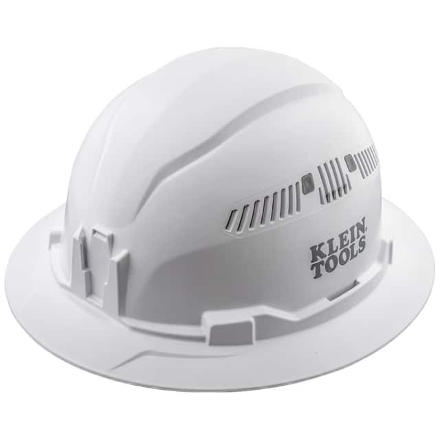 60401 HARD HAT CLASS C  FULL BRIM WHT