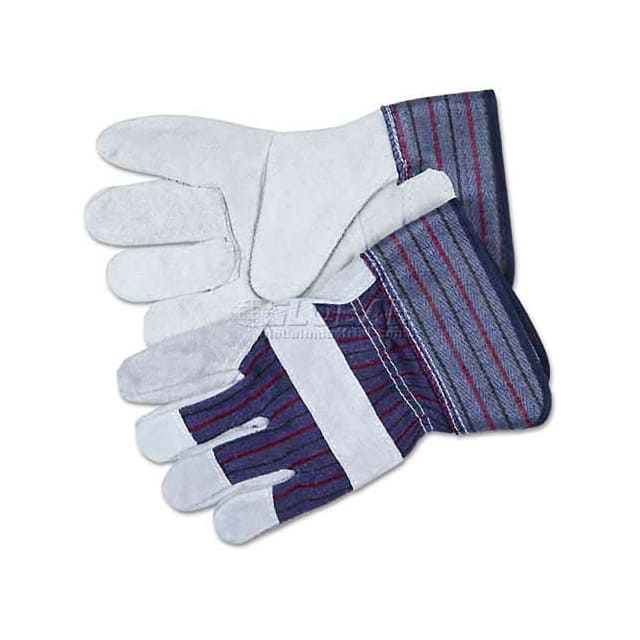 754250XL SPLIT LEATHER PALM GLOVES, C-GRA