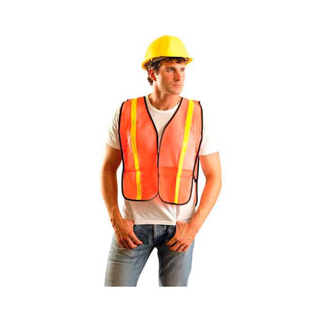 LUX-XGTM-OR MESH GLOSS VEST, NON-ANSI, ONE S