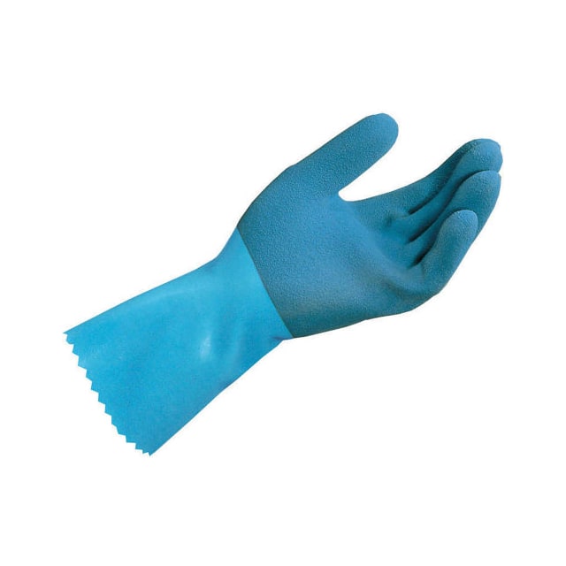 301429 NATURAL RUBBER GLOVES, HEAVY WEI