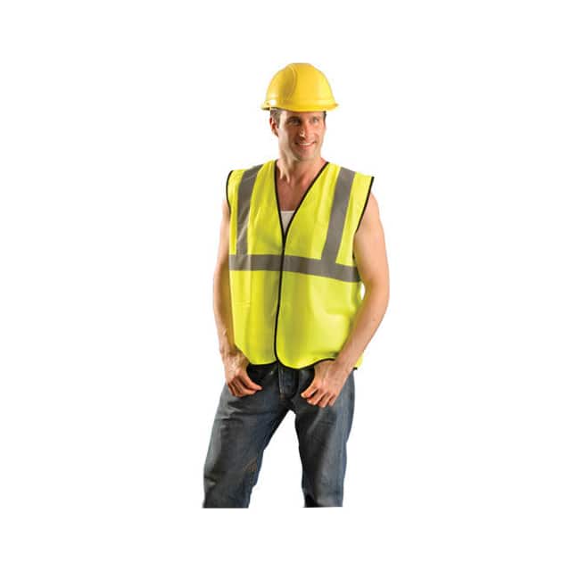 ECO-G-Y2/3X CLASS 2 SOLID VEST, HI-VIS 2XL/3
