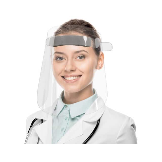 53409 DISPOSABLE FULL FACE SHIELD W/FO