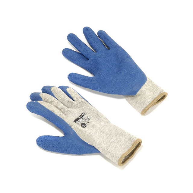 39-C1300/L LATEX COATED COTTON GLOVES, LARG