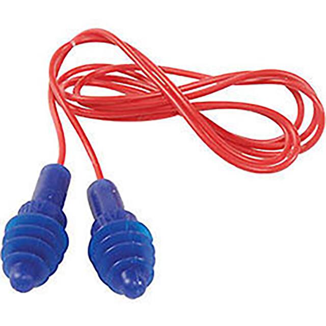 DPAS-30R AIRSOFT EARPLUGS, RED POLYCORD,