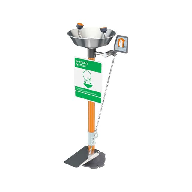 G 1825HFC PEDESTAL MOUNTED EYEWASH, HAND A